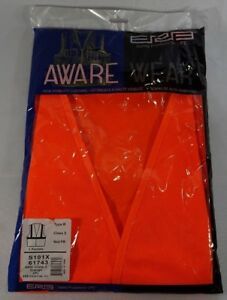ERB S101X Class 2 Break Away Vest X-Back Hi Viz Orange 2XL  T2