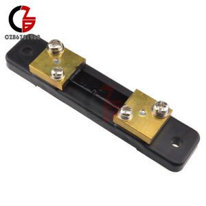 FL-2 75mV 50A DC Shunt Resistor For Meter Amp Analog Panel Ammeter Volt Meter