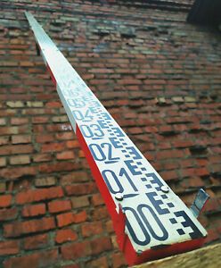 Grade Rod Survey Measuring Level Stick Wood New Old Stock Vintage