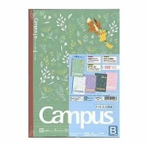 Show Wanote Pokemon Note Campus Dot B Lined 5 Book Pack 119729002