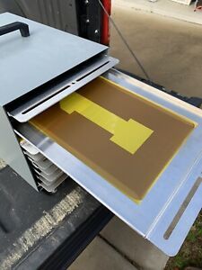Aluminum screen printing screens numbers 0-9 for team jerseys with carrier