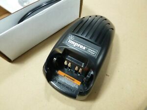 New Motorola Impres WPLN4114AR Single Unit Adaptive Battery Charger W/ Cord