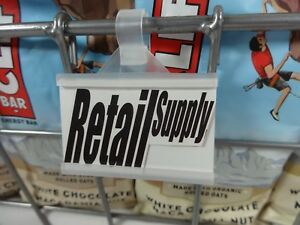 Plastic Molded Slide-In Label Holder Tag 2&#034; x 1.25&#034; Wrap Lock Snap Clasp 150 Qty