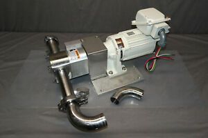 UNIBLOC GP-275 FLOWTECH FOOD PUMP SM-CYCLO 3 230V 159-RPM 11-RATIO 1/2HP MOTOR