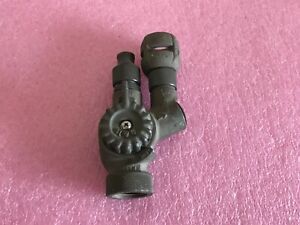 S&amp;H FSS Twin Tip Forestry Fire Nozzle 1” NPSH inlet to 3/4” NH tip 3/16 &amp; 3 #10