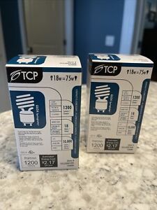 TCP Spiral Light Bulb GU24 Base (3500K) - 120 Volt, 18 Watt, 1300 Lumens