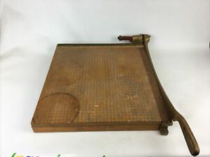 Vintage Ingento No. 5 1/2 Solid Maple 18” Paper Cutter