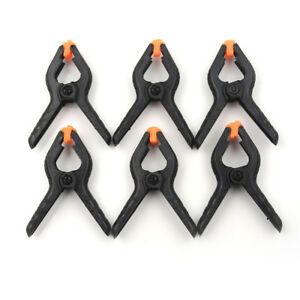 6Pcs Tools Hard Plastic Woodworking Grip 2inch Toggle Clamps Spring Clip Tool BW