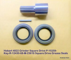 Hobart 4822 Grinder Square Drive P-15259- key=R-12430-68 M-23618 Seals