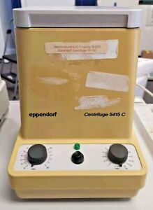 Eppendorf 5415C TableTop Centrifuge with Rotor without lid worked well