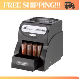 Coin Sorter Electric Counter Automatic One Row Wrapper Machine Cash Money POS