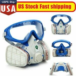 Facepiece Reusable Respirator Reusable Full Face Gas Mask For Painting Spraying
