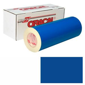 Oracal 651 Intermediate Calendered Film 24in x 50yds 067 Blue 2.5-mil Gloss TT