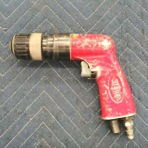 Sioux #2P2410 4400 RPM, Reversible With 3/8&#034; Quick Chuck Drill Motor (loc D-2)