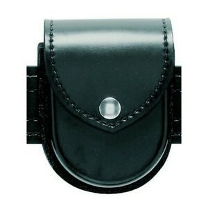 Safariland 290H-1-2B Black Double Oversized Hinge Handcuff Case For 2.25&#034; Belts