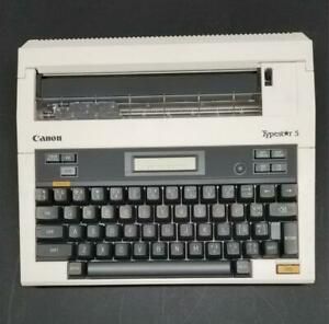 Canon Typestar 5 S-50 Electric Typewriter