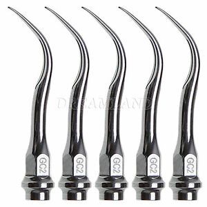 5PC Sickle Insert Tip No.#9 GC2 FIT KaVo PIEZOLux Ultrasonic Scaler Handpiece Jd