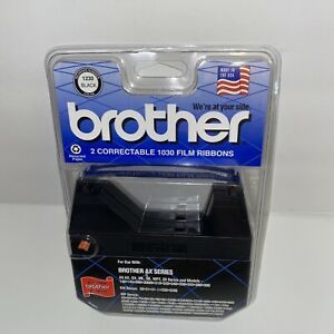 NEW 2-Pack Brother 1230 Black Correctable 1030 Film Ribbons Factory Sealed