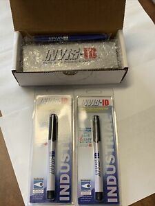 Invis-ID Property Marking Kit (Med Point Pen &amp; UV-LED Mini Light) + 2 Xtra Pens
