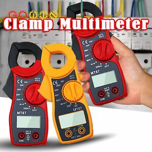 Digital Clamp Multimeter AC DC Voltmeter Ammeter LCD Ohmmeter Tester Meter