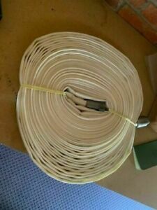 White 1IN x 100FT Single Jacket Hose (Alum NH Couplings) NOS