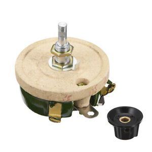 50W 30R Ohm Wirewound Ceramic Potentiometer Variable Rheostat Resistor With Knob