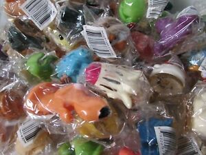 200 VENDING MACHINE TOYS BULK LOT MIX PARTY FAVOR SUCTION CUP ANIMALS FACES