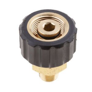 Brass Quick Washer Quick Coupling Male 1/4 To Female M22x1.5 Socket