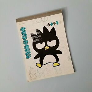 Sanrio Badtz Maru Notepad College Rule Penguin School Office Full Size Kawaii