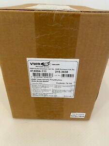 VWR Amber High-Density Polyethylene Wide Mouth 60 ml Bottles 72/case 215-3438