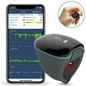 Wellue Bluetooth Health O2 Ring Tracker Oxygen Levels &amp; Heart Rate Monitor NEW!