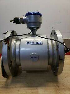 KROHNE Optiflux Rubber Lined 6&#034; Flow Meter With Altometer optiflux 2000