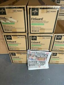 MEDLINE Fitguard  Nitrile Powder Free Exam Gloves (LARGE) 250/Box FG2503