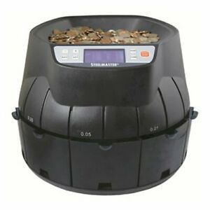 Steelmaster Coin Counter/Sorter, Pennies through Dollar Coins (MMF200200C)