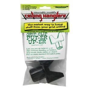 STIKKIWORKS (6 EA) CEILING HANGLERS GRID CLIP 33035BN