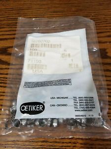Oetiker 10.5mm Beverage Clamps 316 Stainless Steel  Bag of 100.
