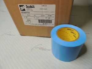 3M 8898 4&#034; x 60 YDS POLY STRAPPING TAPE, BLUE 4.6 MIL 12 RLS/CASE 96MM X 55M