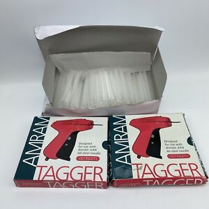 Amram Tagger Tagging Gun Lot Of 2 for Clothing, Retail Price