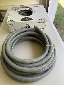 lot of 2 liquid tight metalic &amp; non metalic flexible conduit 3/4” &amp; 1/2”