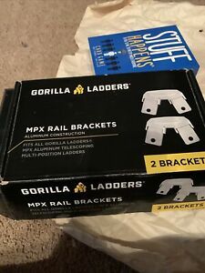 Gorilla Ladders GLMP-RB-2 MPX Aluminum Rail Brackets