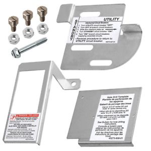 Generator Interlock Kit Compatible with Square D Electric QOCGK2C QO Cover and