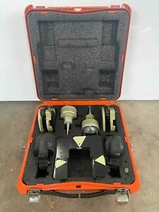 (x2) Wild Heerbrugg Leica Survey Traverse Kit GDF22 GPR1 w/ Case