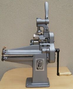 Landis model 25 5 in 1 Bench top leather machine a perfect useable shoe repair .