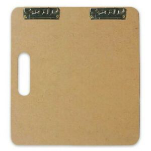 JACK RICHESON 400411 SKETCH/CLIPBOARD 5MM MASONITE W/LOW PROFILE CLIP 18X18