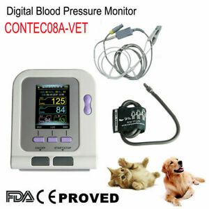 Contec USA Veterinary Blood Pressure Monitor VET BP Monitor NIBP+SPO2+Software