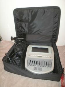 Stenograph E&#039;Lan Elan Mira A3 Steno Machine with Bag, Tripod Stand, Power, USB