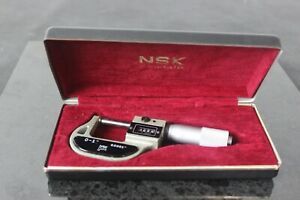 Used,  NSK  550-601 Rolling Digital Micrometer 0-1&#034; Range, .0001&#034; Graduation