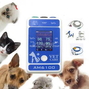 Pet Portable Patient Monitor 6 Parameter Bluetooth Animal Veterinary Cat Dog
