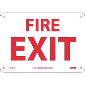 NMC FX120A Fire Exit Sign
