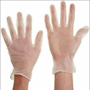 100 Pack Clear XL Disposable Gloves